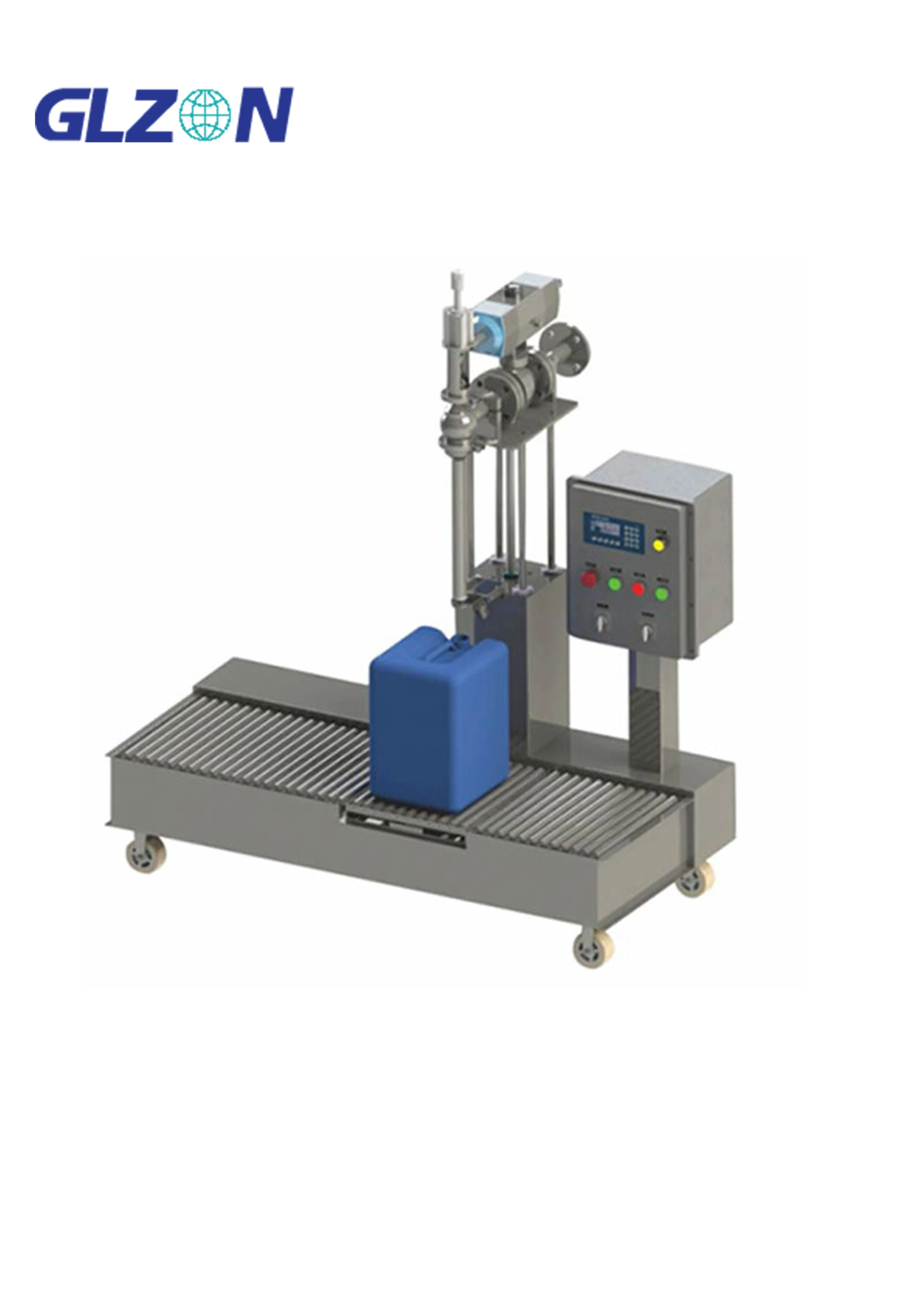 Chemical Liquid Filling Machine PLC Control Chemical Liquid Filling Machine for Drums/Bottles, Corrosion-Resistant Industrial Filler 1