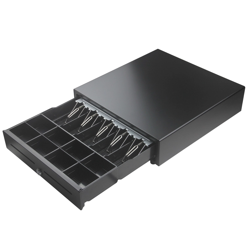 TC-405A Cash Drawer with 4B8C/5B8C Compartments and RJ11/USB for POS 1
