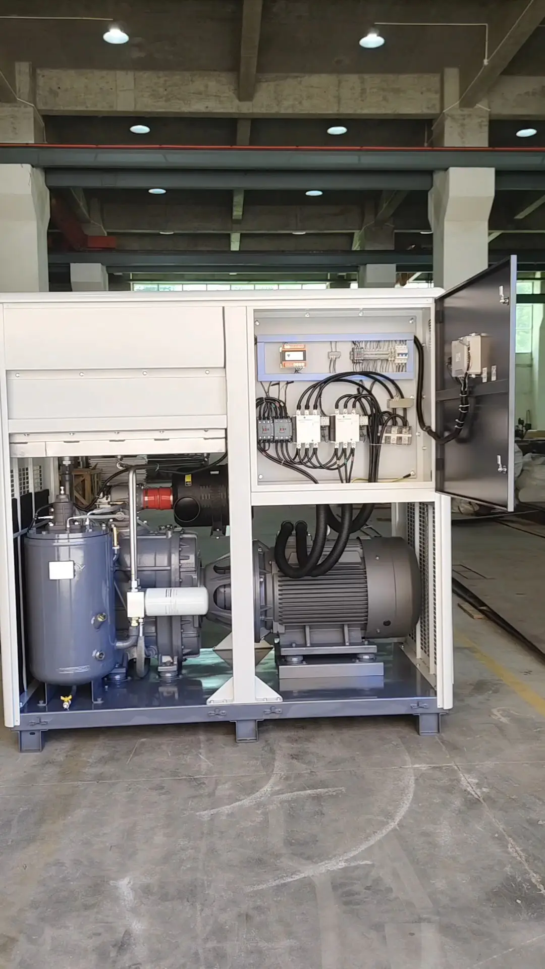 Variable Speed Air Compressor Variable Speed Drive(VSD)Rotary Screw Air Compressor Wholesale - Greeknhi Screw Air Compressor 1