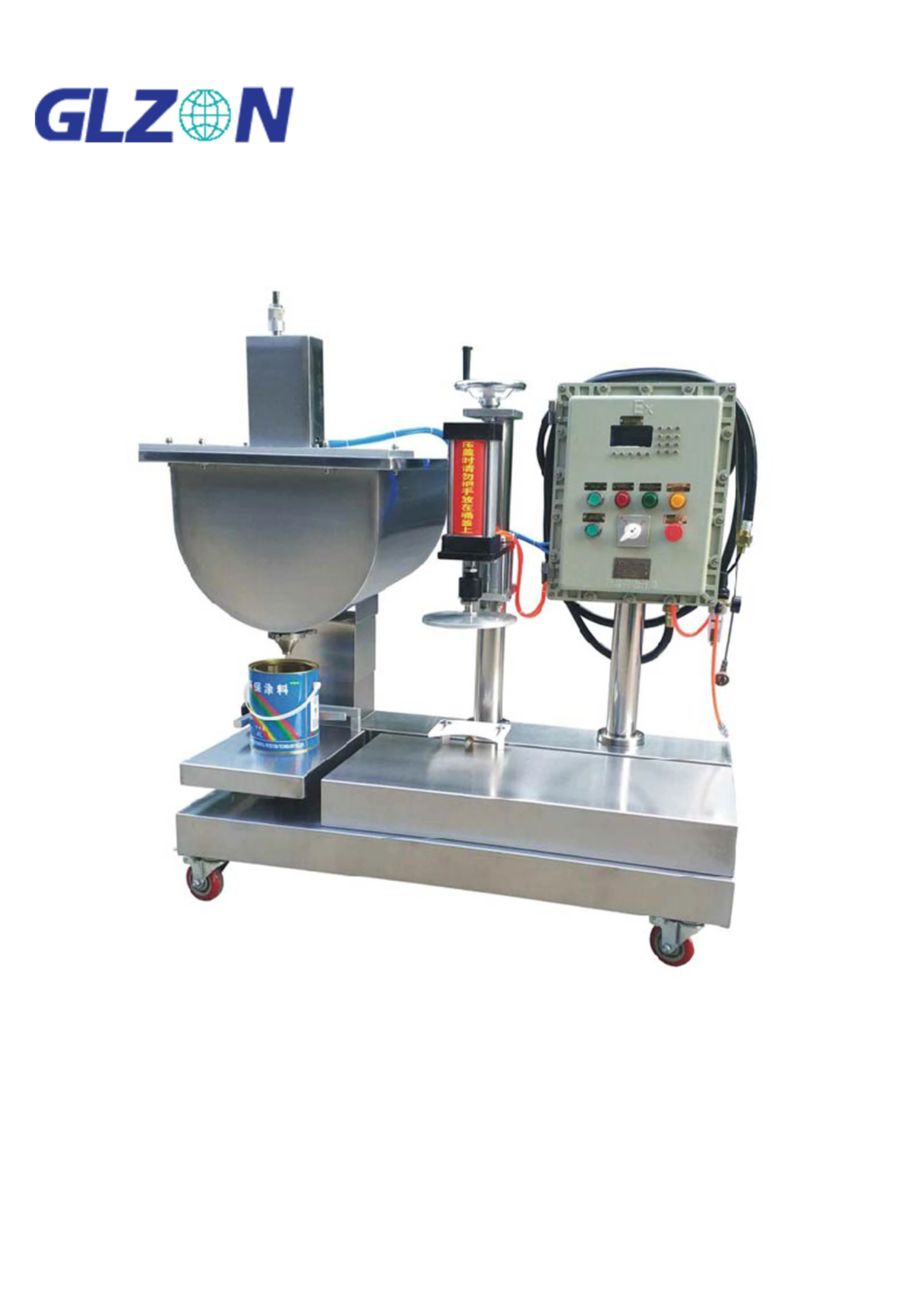 Máquina de embalagem química automática para pó/líquido/grânulos - Bagagem industrial & Sistema de vedação 1