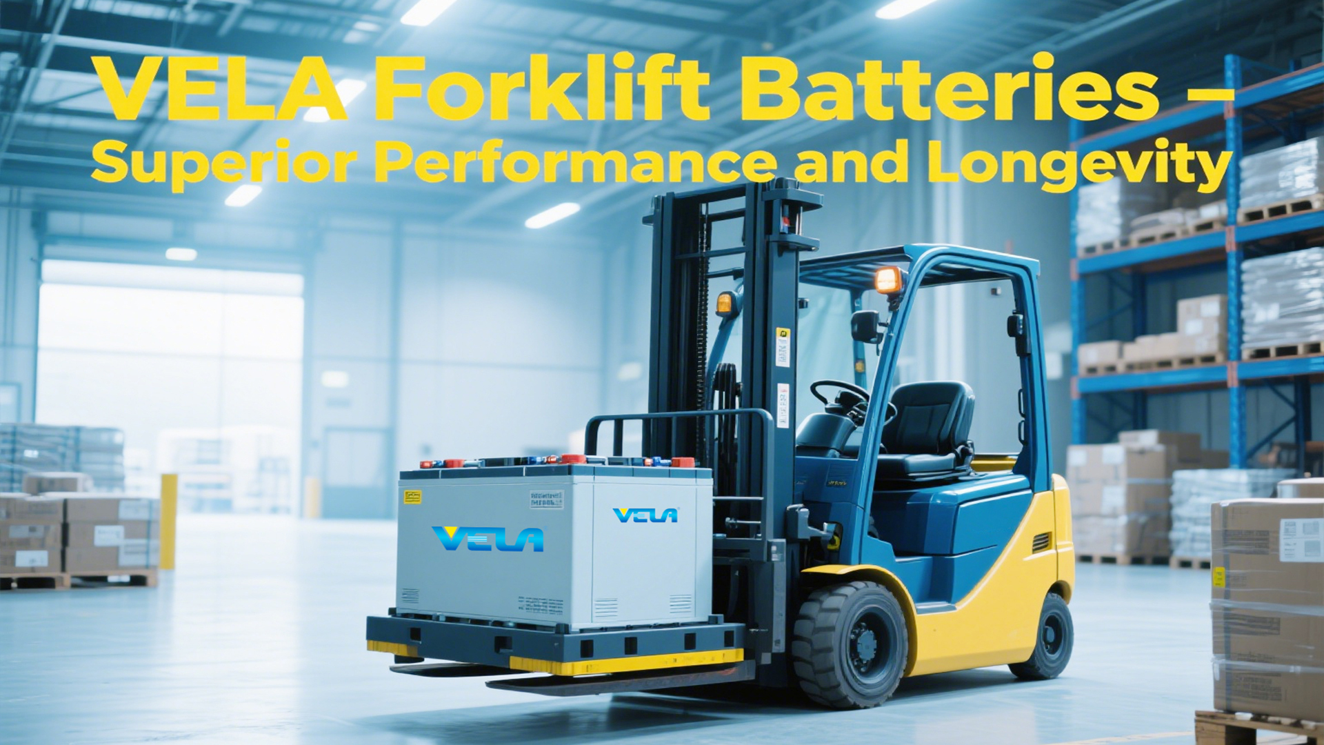VELA Forklift Batteries: Powering Your Operations with Excellence 1
