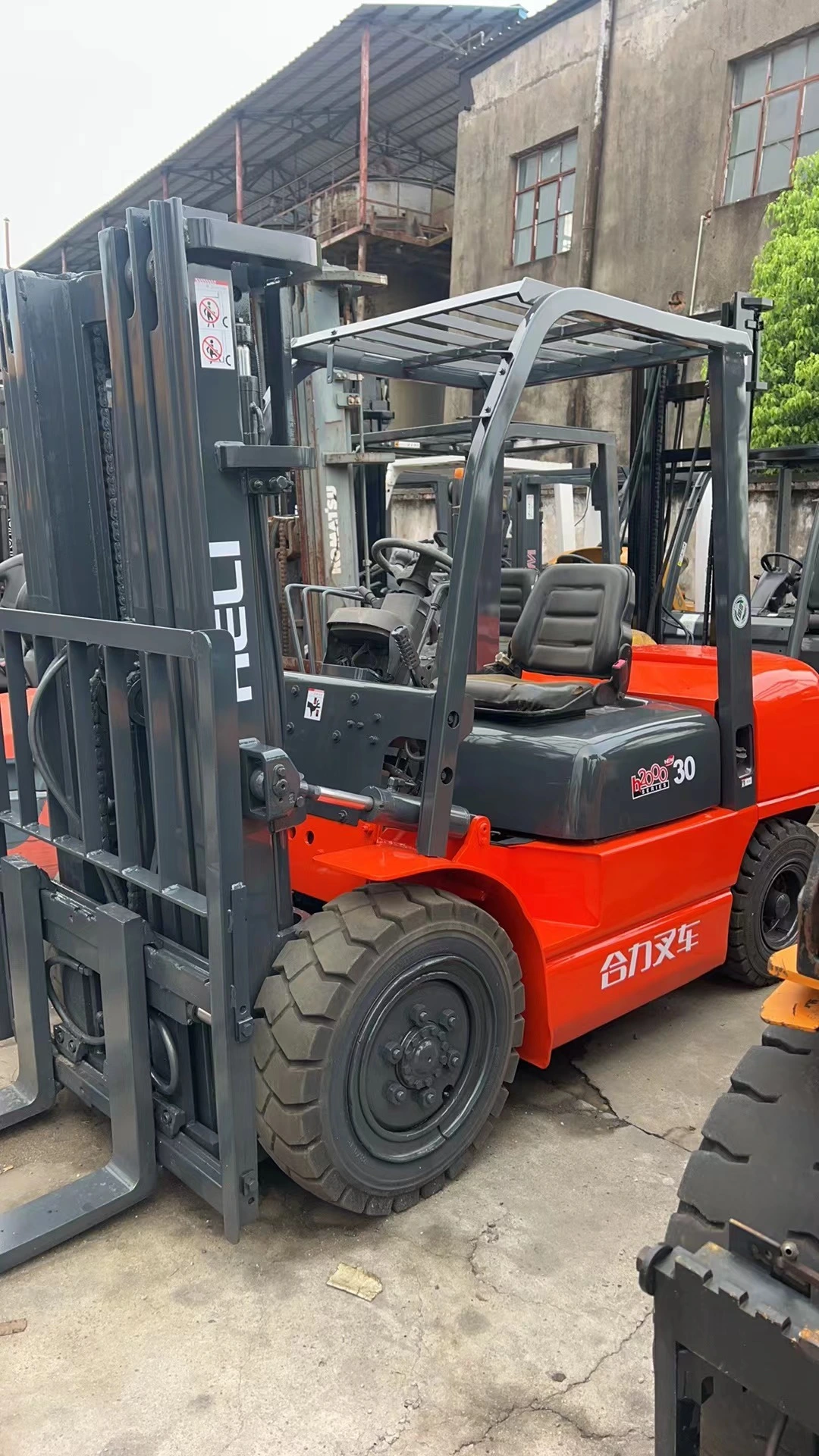 2022 HELI CPD30 Used 3 Tons Forklift Triplex Mast Secondhand Warehouse Material Handing Lift 1