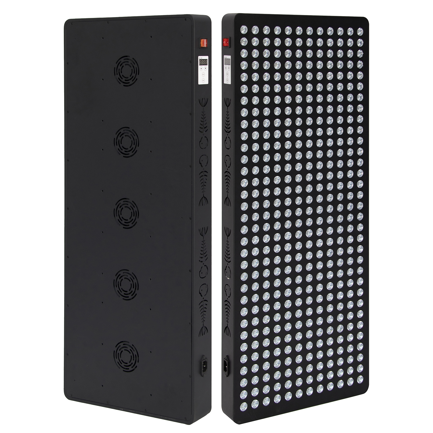 Panel de terapia de luz infrarroja roja Sunsred de 660 nm y 850 nm, 2000 W, para gimnasios 2