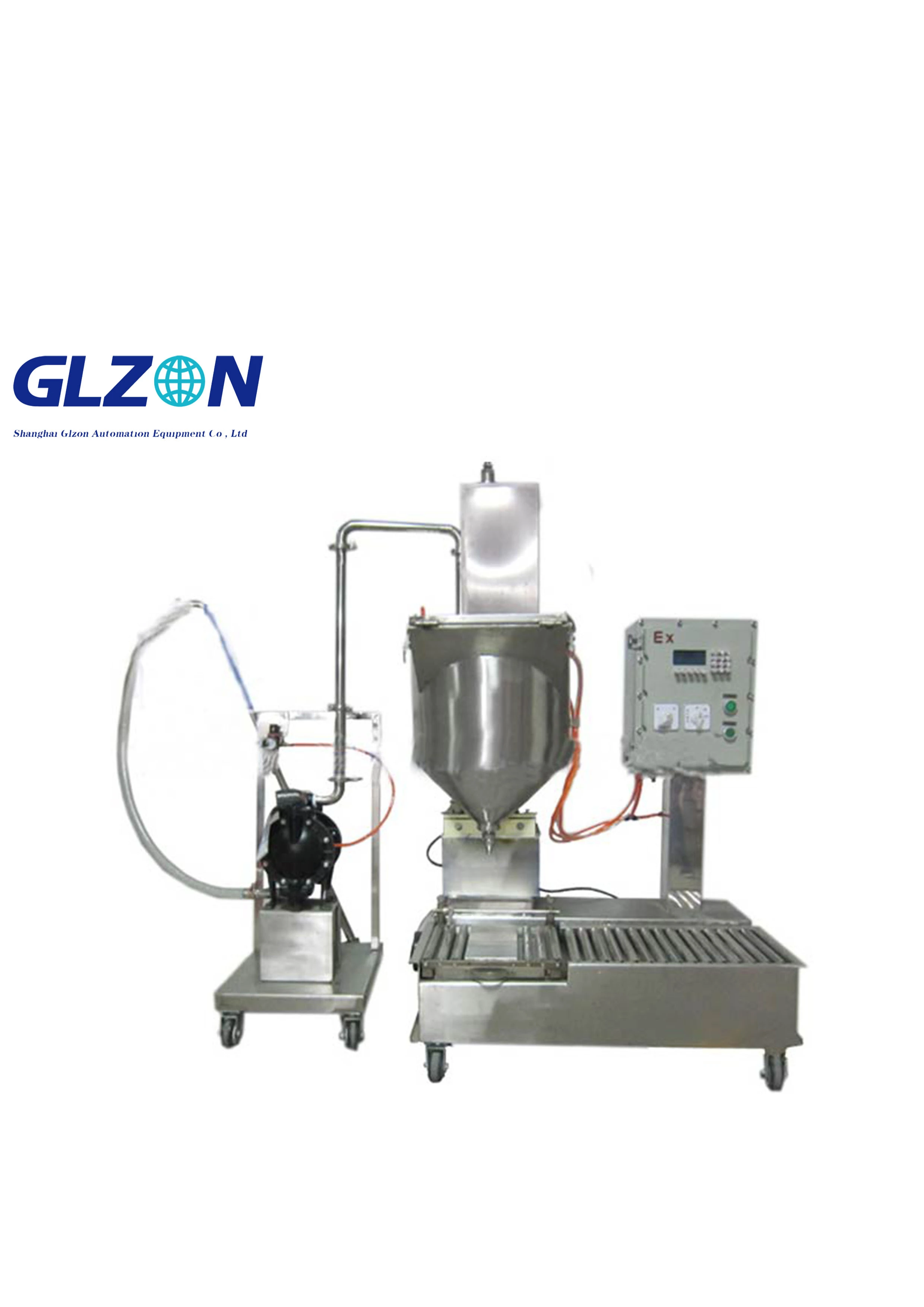 Máquina de llenado de botella pequeña - Monoblock adhesivo para líquidos & geles 1