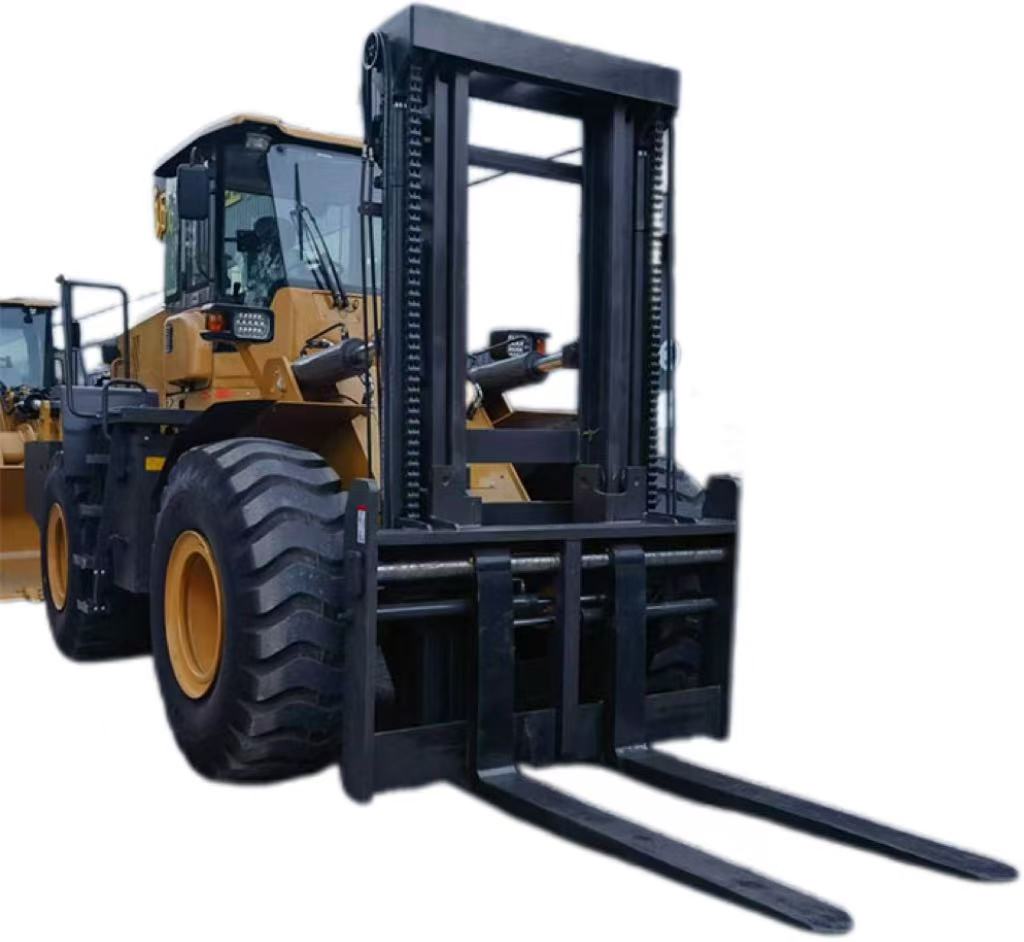 Vlift 12ton 4x4 hydraulic diesel rough terrain forklift lifting height 5m(EPA engine) 1