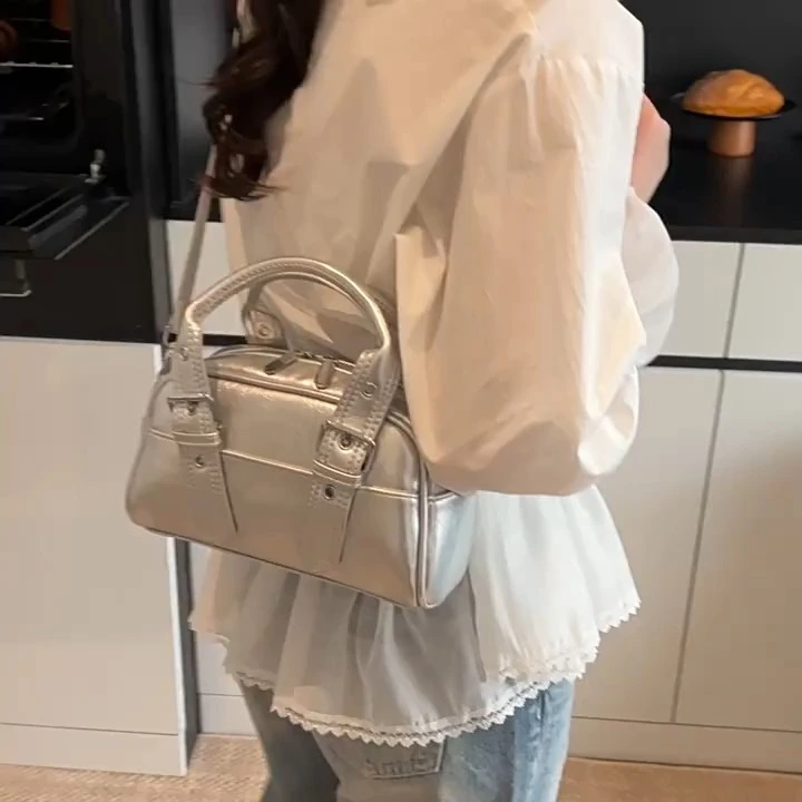 Bolso de moda y simple, nuevo hombro liviano, bolso portátil y versátil 1
