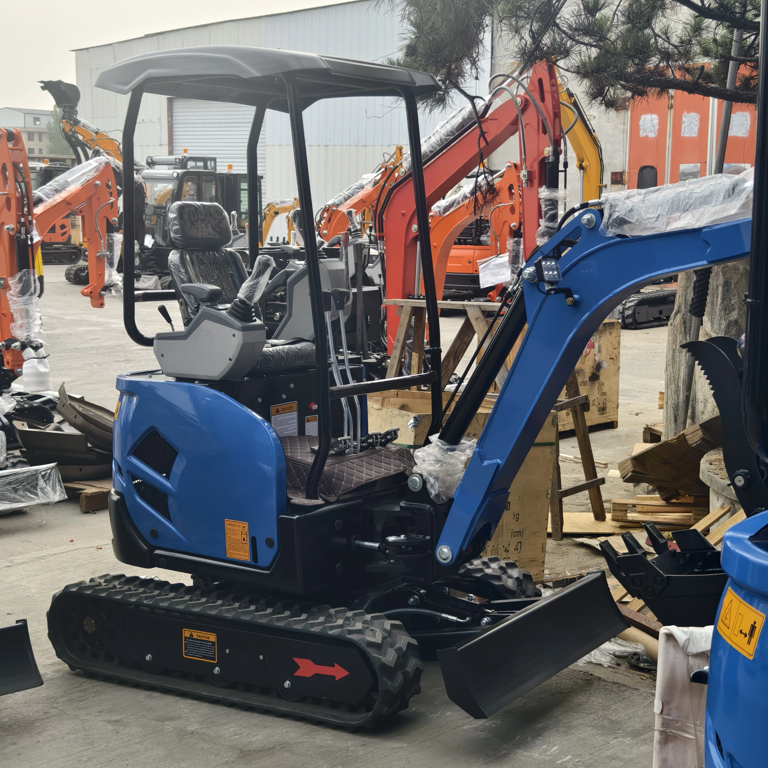 Compact 1.8 T Mini Excavator Zero Tail Swing Heavy Duty Hydraulic Precision Attachments Ready Trade Certified 1