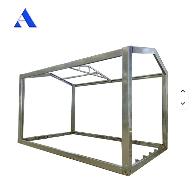 6 X 3 X 2.8 Meter Flat Pack Galvanized Light Steel Prefab Shipping Container Steel Frame for Module House or Home 1