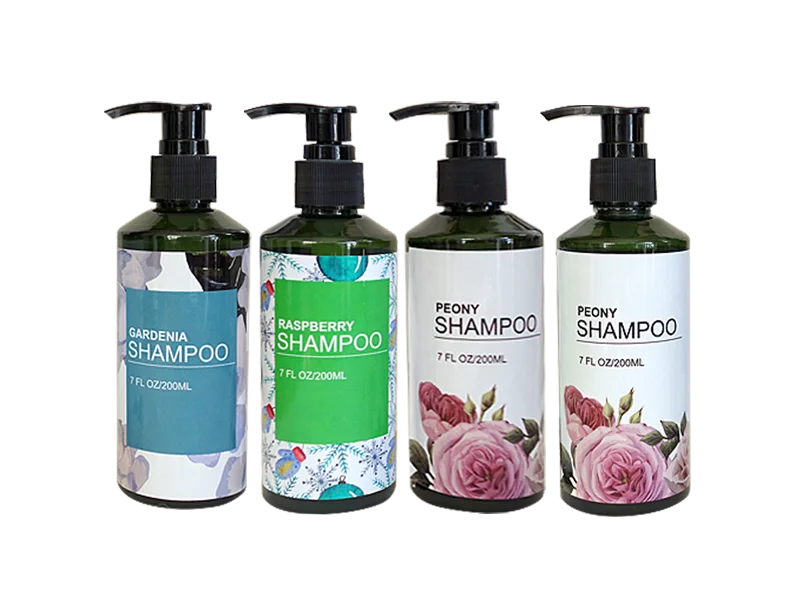 Hydraterende shampoo met botanische shampoo -collectie - pioen, tuinia & Raspberry 1