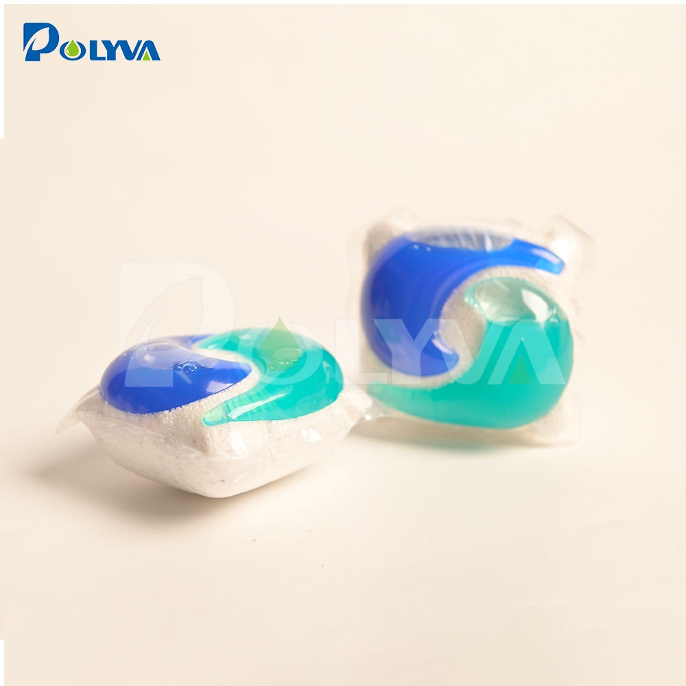 Polyva Eco Friendly Water-Soluble Packaging Three-In-One Laundry Pods Wholesale 3