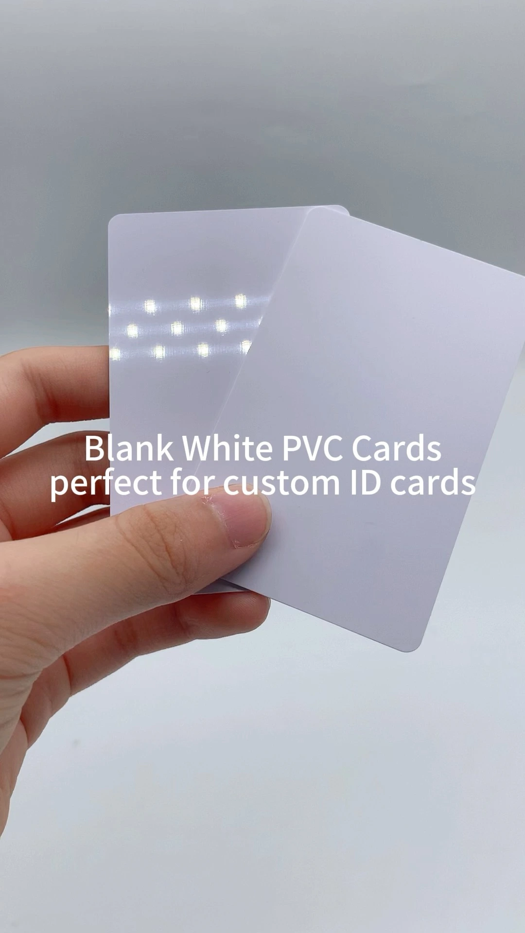 Leere weiße PVC -Karte druckbare Kunststoffkarten für ID, Mitgliedschaft, Zugangsbenutzung 1