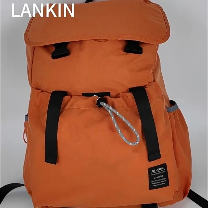 Mochila de nylon lankin gran capacidad estilo casual adecuado para viajes al aire libre 1