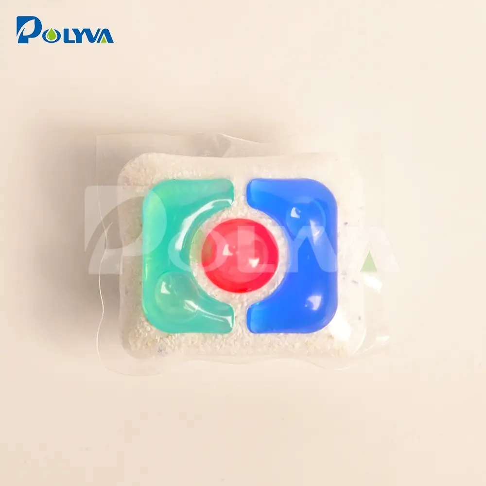 POLYVA High-Quality Manufacturer Eco Friendly 3 In 1 Safe, environmentally friendly and residue-free Laundry Detergent Pods   (Factory Supply, Customizable OEM/ODM & Private Label) 1