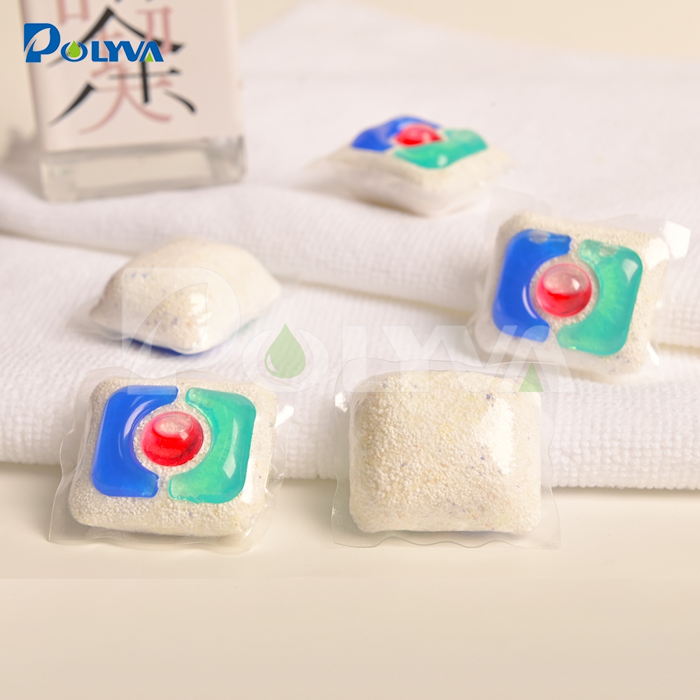 POLYVA High-Quality Manufacturer Eco Friendly 3 In 1 Safe, environmentally friendly and residue-free Laundry Detergent Pods   (Factory Supply, Customizable OEM/ODM & Private Label) 3