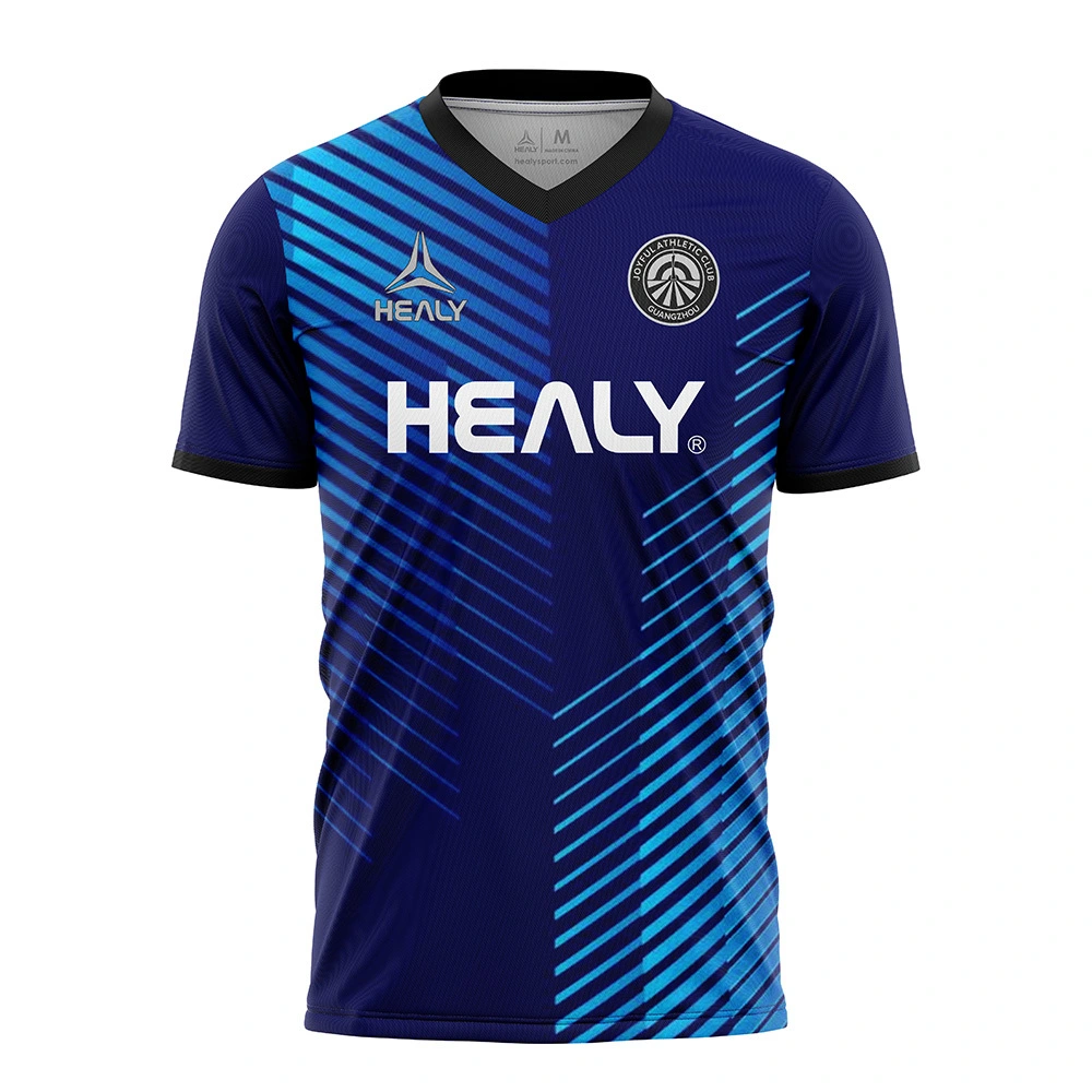 Healy Free Design Quick Dry Home Football Shirt V Neck High Performance Football Jersey Training Kit-1753429666339737 1