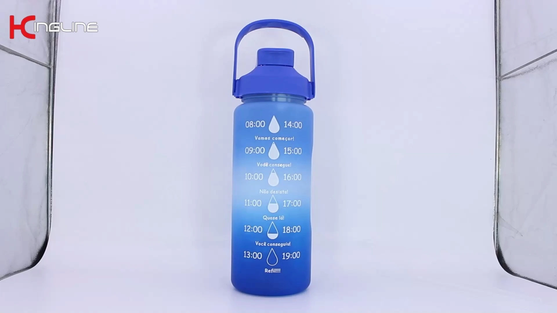 Новый дизайн Matte Colorsports Water Bottle 3 бутылки на сетку 1