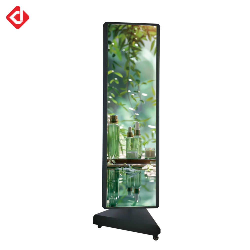 Customized Triangular Outdoor 360 Degree Rotating LED Light Advertising ...