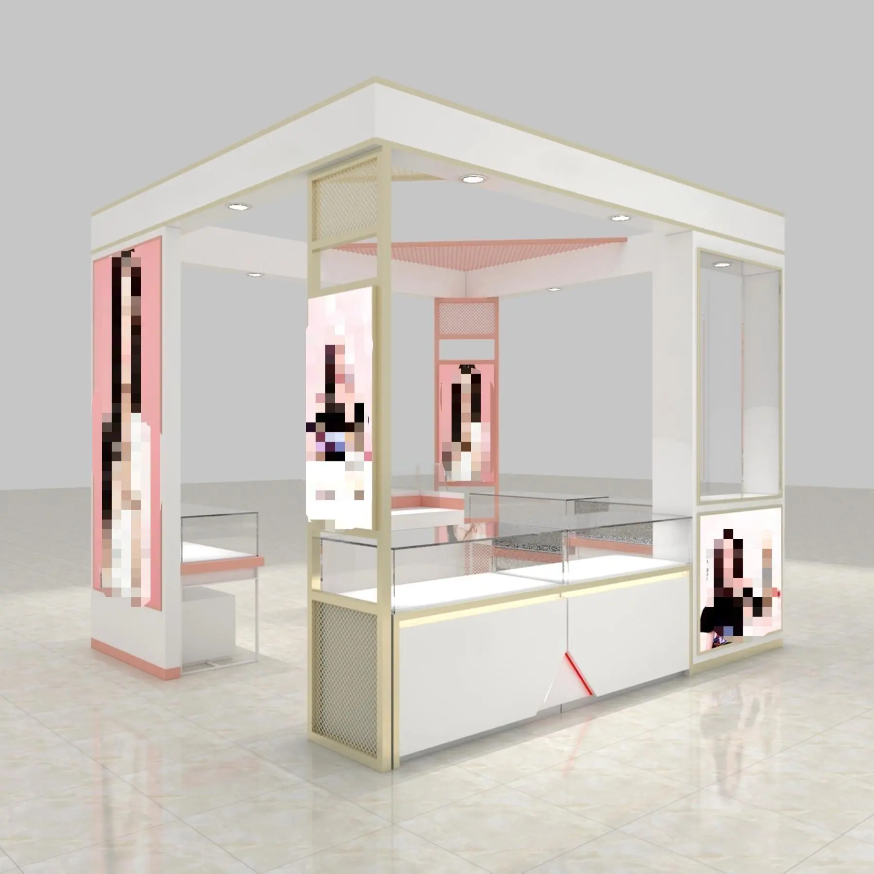 High - End Customizable Watch Display Kiosk: Elevate Your Brand Showcase 1