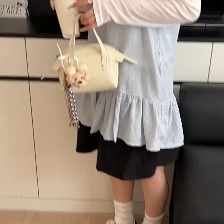 Borsa rilassata e semplice, borsa versatile di pattern, borsetta di fascia alta e alla moda 1