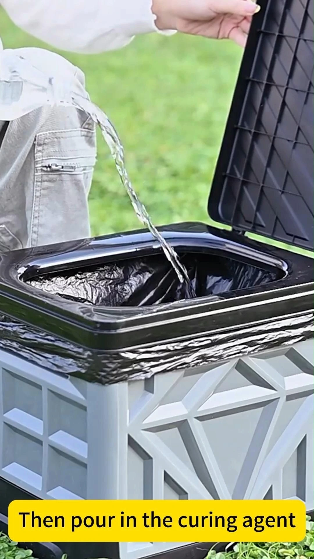 Portable Toilet for Camping, Potty Adults, Porta Travel Commode Bucket Car, Travel, Outdoor, Hiking, Backpack, Trips, Tent, Boat, Beach, Traffic Jam, Home 1