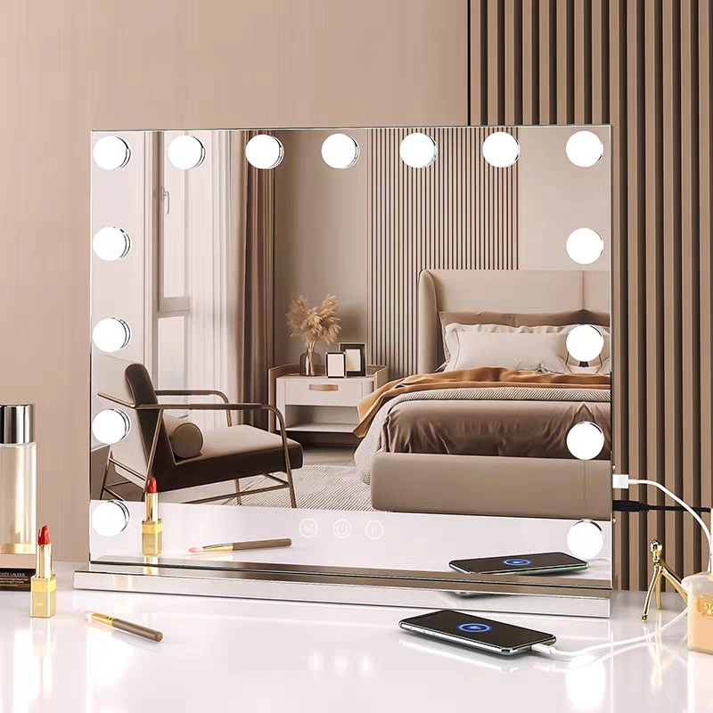 LED makeup mirror with Bluetooth USB wholesale customization BWLLNI 1