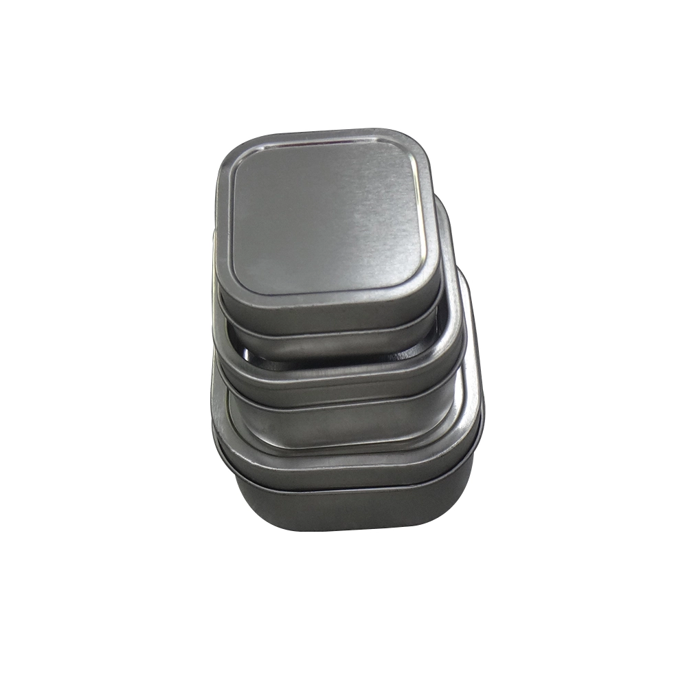 Square Shape Tin Can Packaging - Set of 3 1