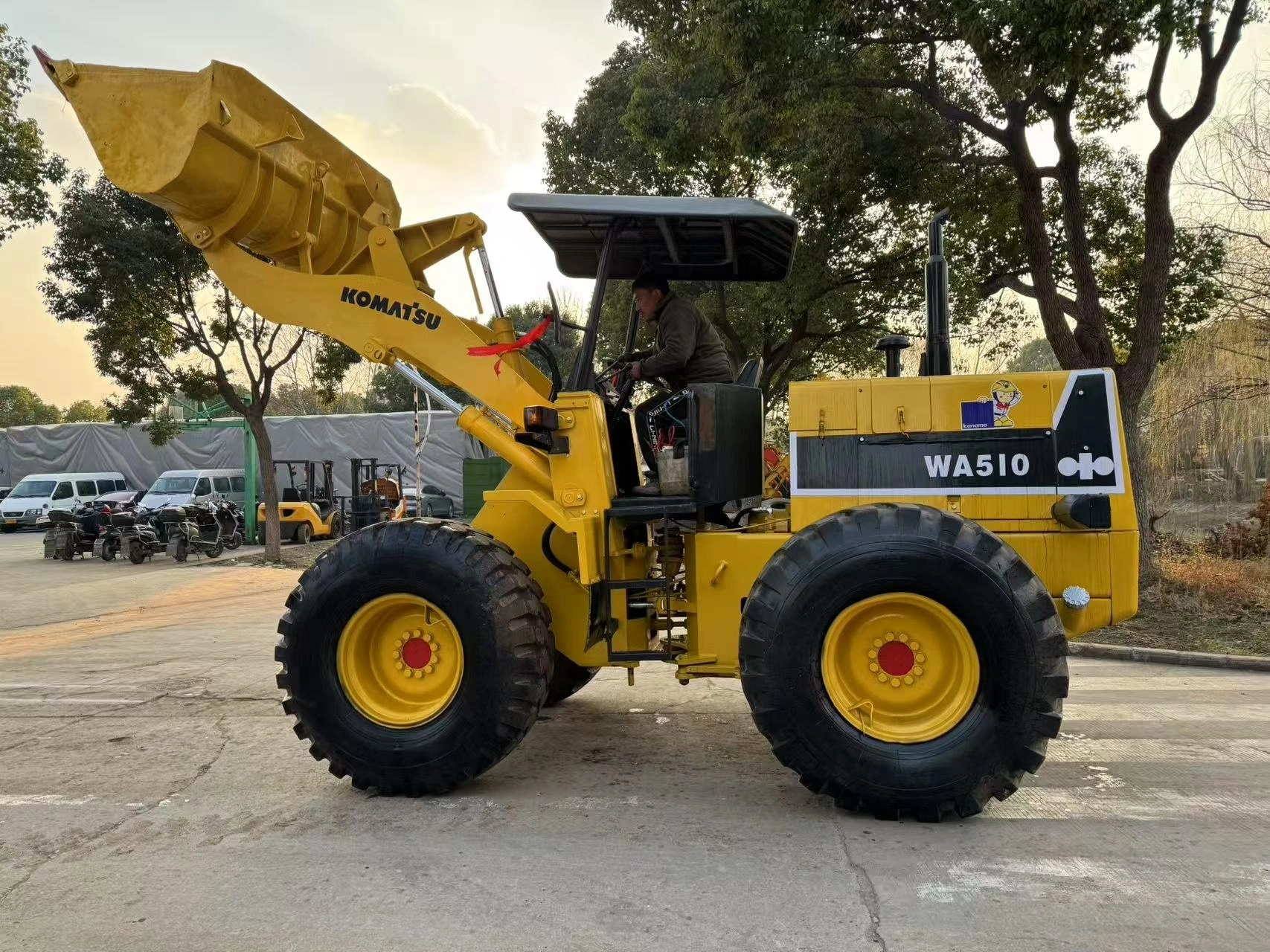 2020 KOMATSU WA510 Used Wheel Loader High Quality Secondhand Loader in Shanghai Yard Global Delivery 1