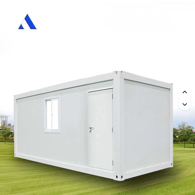 20ft Light Steel Movable Prefabricated Flat Pack Houses Structure 20 Feet Flat Pack Modular Container Office 1
