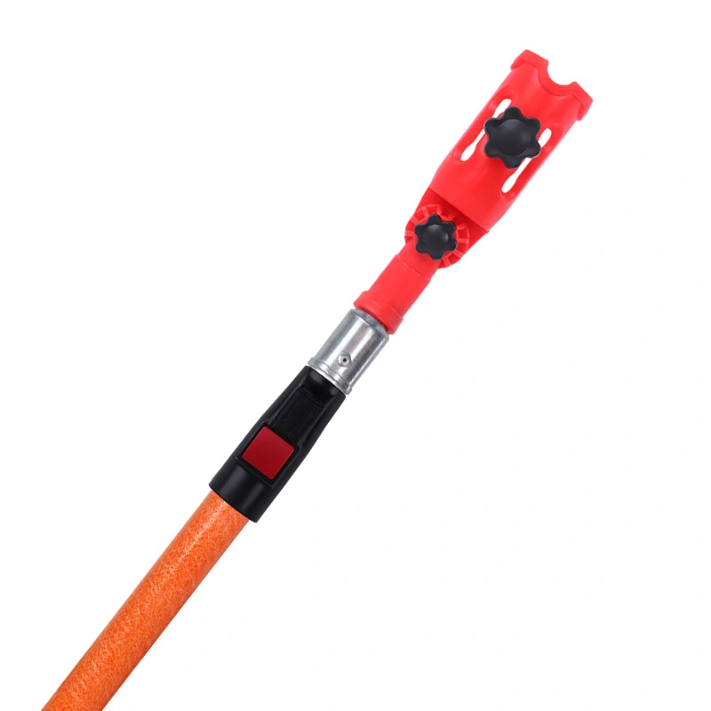 Multi-angle paint brush extender bracket joint, flexible rotation, fiberglass + aluminum alloy telescopic pole, suitable for paint rollers and scrapers 1