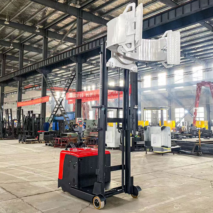 Vlift paper roll clamp electric stacker with EPS 4