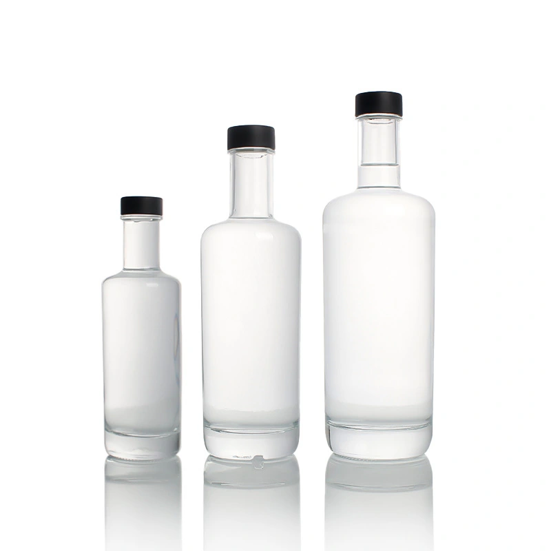 375ml botlolo ea khalase e hlakileng ea tequila e nang le cap ea GPI 1