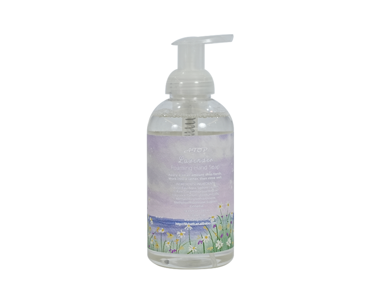 Lavender Foaming Hand Soap Soothing Aromatherapy Wash Deeply Cleanse - Lily Bath 2