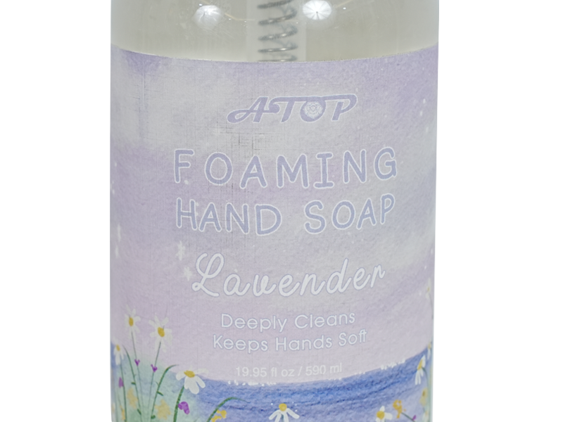 Lavender Foaming Hand Soap Soothing Aromatherapy Wash Deeply Cleanse - Lily Bath 4