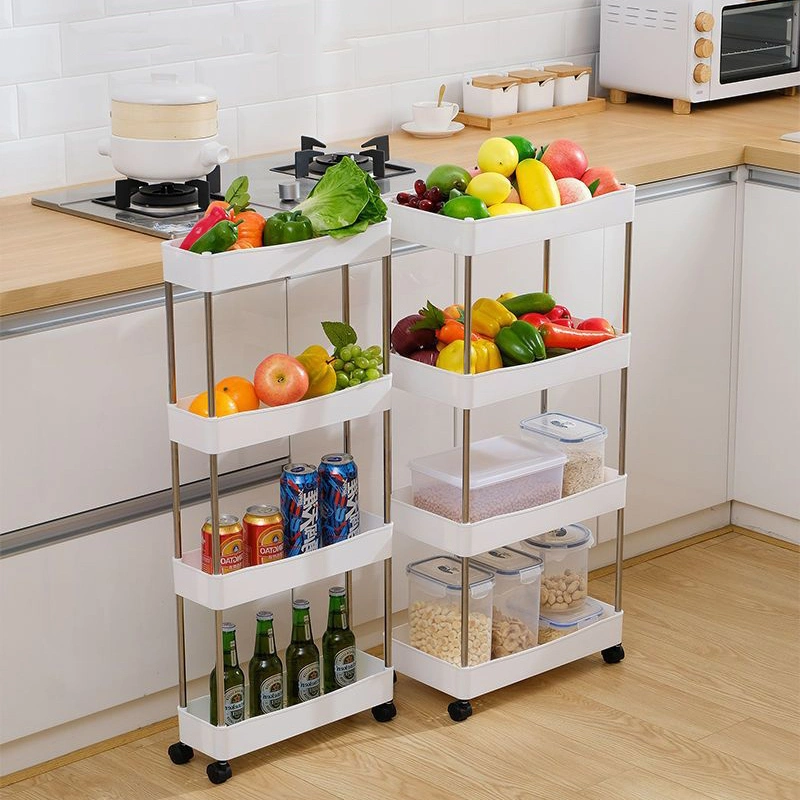 Hongxing Kitchen Organiser Rack, Multi Layer Movable Vegetable and Fruit Storage Rack 1