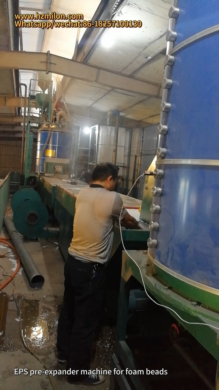 Lost foam Pre-expander for EPS Bead Manufacturing 1