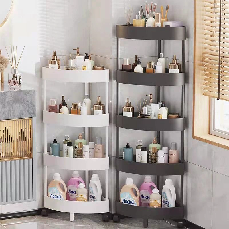 Hongxing Plastic Storage Racks for Kitchen, Multi Functional Multi-layer Triangular Storage Rack 1
