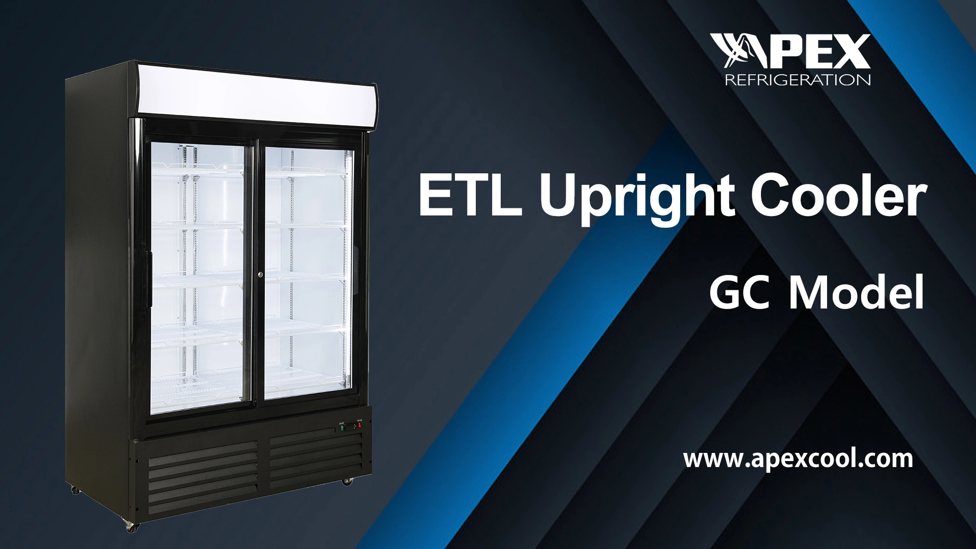 Réfrigérateur vertical 2 portes avec ETL pour le marché américain 1