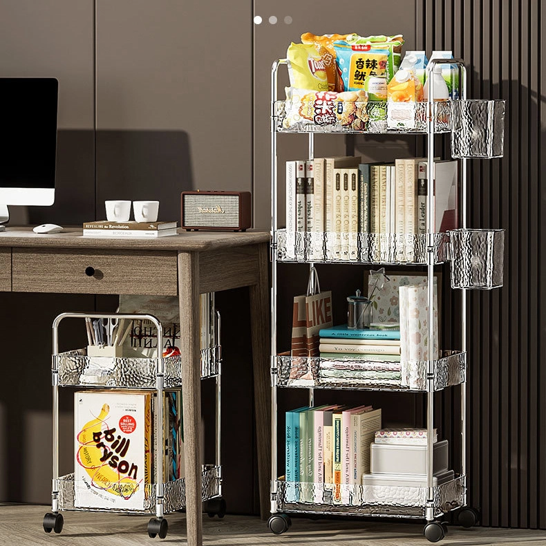 Hongxing Plastic Multi Purpose Rack Shelf, Household Storage Rack Small Cart 1