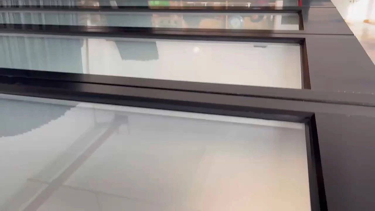 Modern Frosted Glass Sectional Garage Door with Tempered Glass Panels - Privacy, Natural Light, Custom Sizes for Residential & Commercial 1