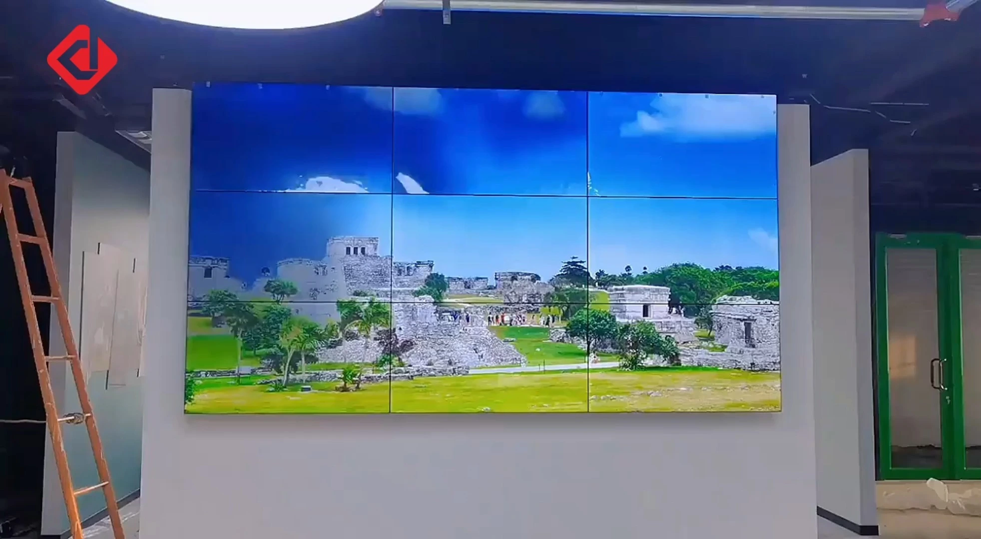 Custom 55 Inch Narrow Bezel LCD Video Wall Digital Display Screen 1