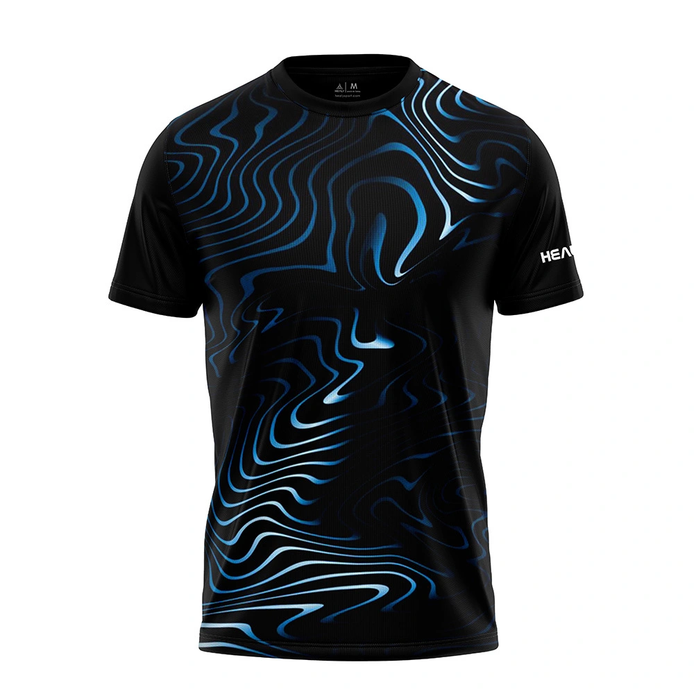 Healy Free Customized Stylish Running Jersey Liquid Wave Print Top for Urban Fitness Enthusiasts1 1