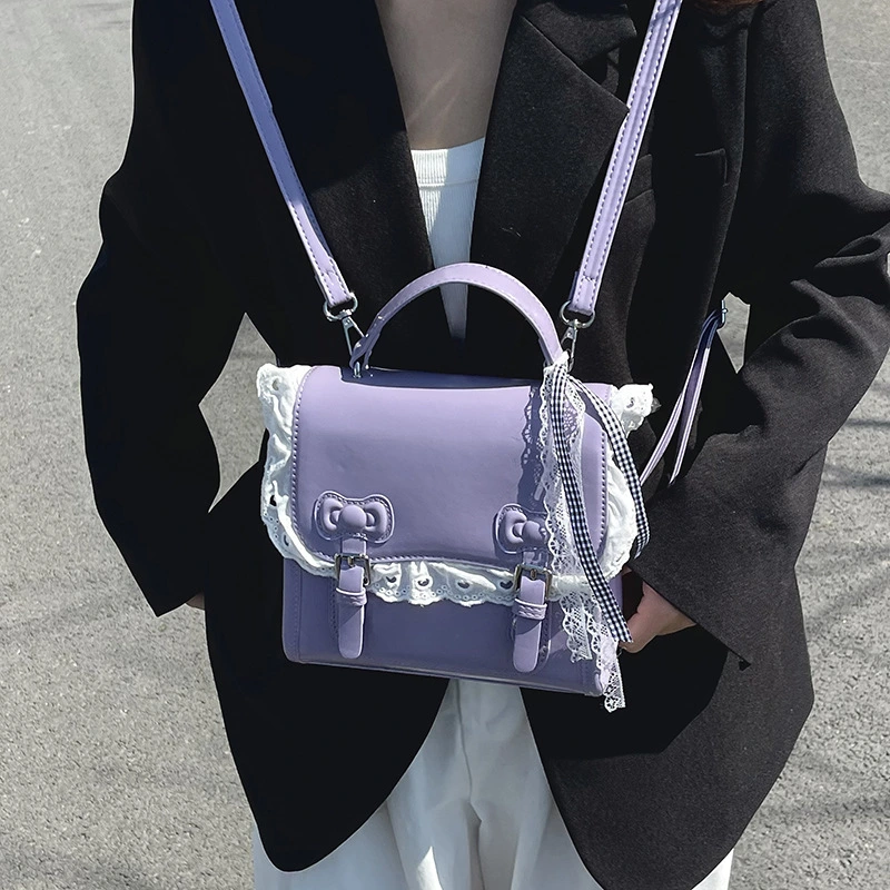 Sac à dos pour femme de style universitaire, sac à dos tendance et polyvalent, sac à bandoulière simple et décontracté 1