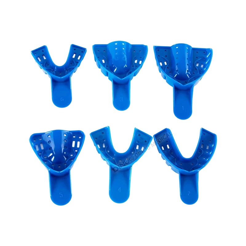 Dental silicone impression tray for dental implants, premium putty material and bite registration tray kit 1