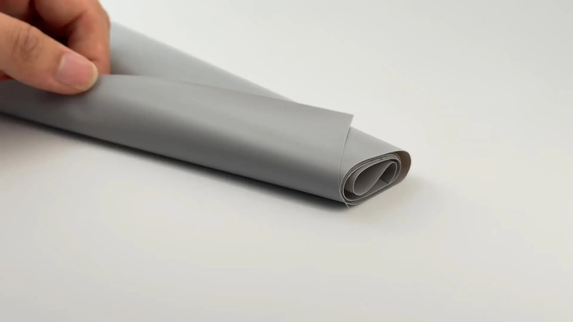 Durable Embossed Gray Soft PVC Sheet 1