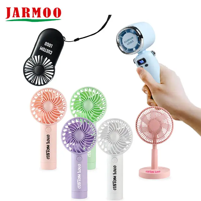 Mini ventiladores portáteis personalizados Mini ventiladores recarregáveis 1