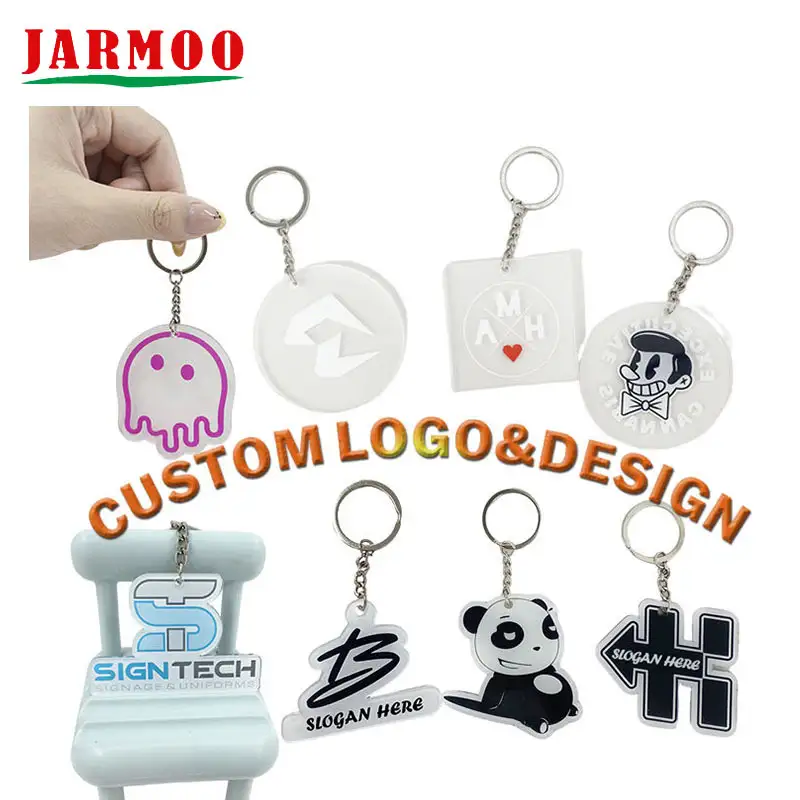 Custom Epoxy Keyring Plastic Key Ring Acrylic Keychain 1