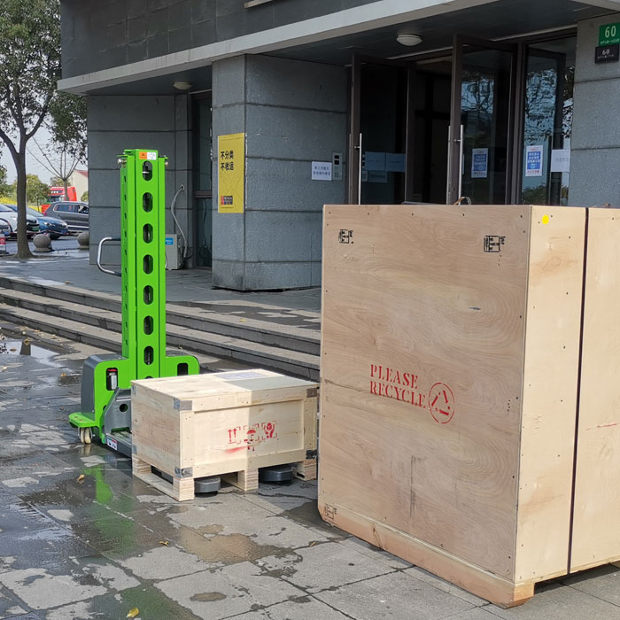 Apilador autocargable VLIFT de 1,5 toneladas con altura de elevación de 1,6 m 4