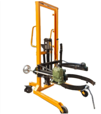 Shanghai vlift 450kg 1500mm lifting height oil drum manual stacker 2