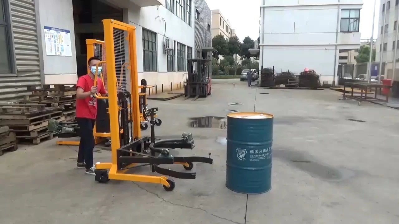 Gerbeur manuel pour fûts d'huile Shanghai Vlift 450 kg, hauteur de levage 1 500 mm 1