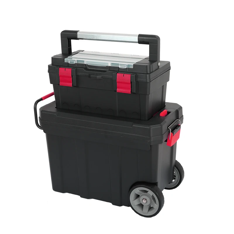 2-in-1 Rolling Toolbox with Telescoping Handle – TH6302169 1